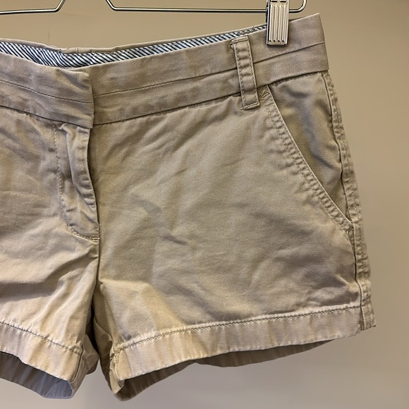 New J. Crew chino 100% cotton broken in khaki classic preppy coastal shorts - Picture 4 of 11